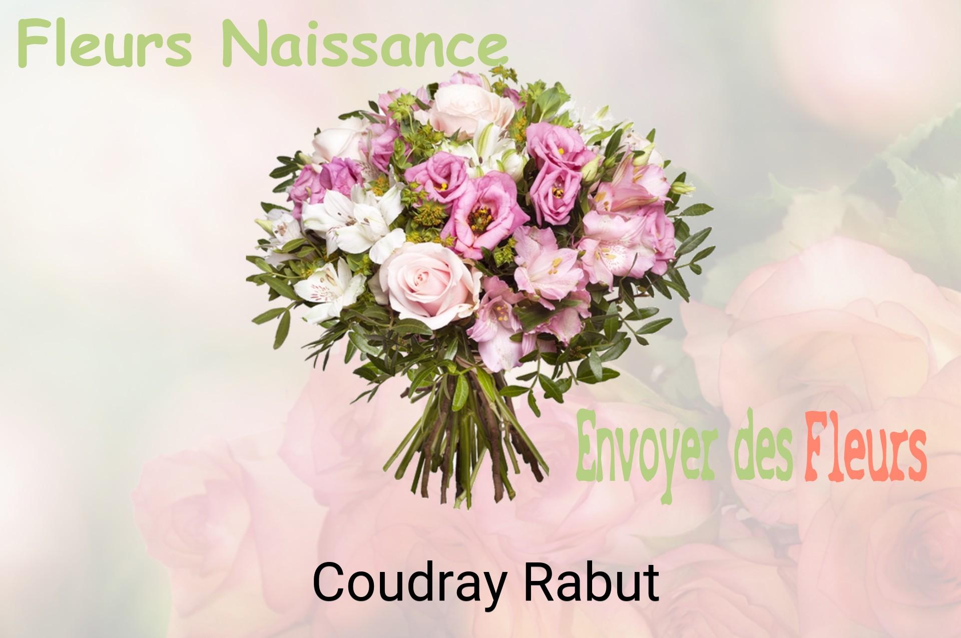 Bouquet de fleurs de naissance livré à Coudray-Rabut